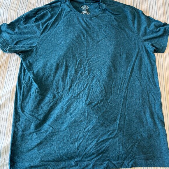 Men's XL St. John's Bay Cotton T-Shirt NWOT Aqua Blue - Picture 1 of 3
